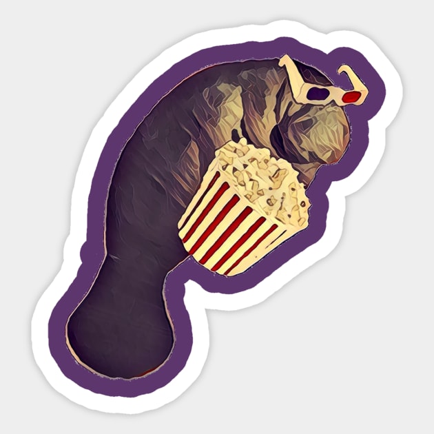 Purple logo Sticker by MatineeManatees